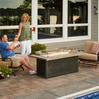 Gilbert Fireplaces & BBQ's - Cedar Ridge Fire Pit Table - Fireplace Services Near Me - Gilbert, Arizona