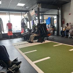 Theradynamics Physical & Occupational Therapy - Clients waiting for appointments asleep. Some of them in the "recovery" area because there was no more seating.