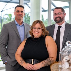 The Hanley Homes Group - Kevin Hanley, Sammi Ferguson and Brice Ferguson. Hanley Homes Group at Keller Williams Island Life Real Estate.