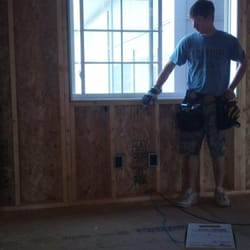 Double D Electric, LLC - Ryan Bohn "Ace" catching a bat on the jobsite, what a moment!