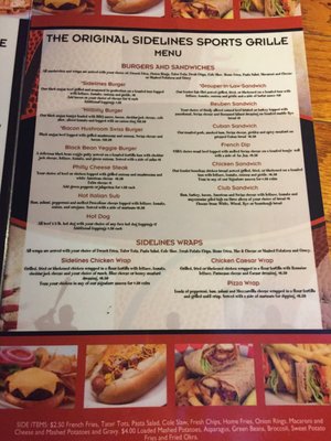 Menu photo 6 Sidelines Sports Grille Kennesaw, GA
