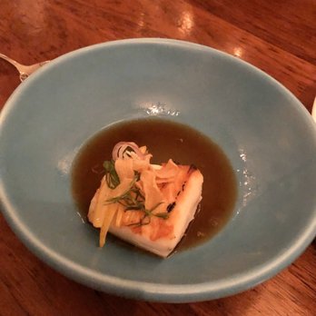Uchi Dallas - Forgot what it was called. Some kind of cooked white fish. It was delicious! - Japanese Near Me - Dallas, Texas