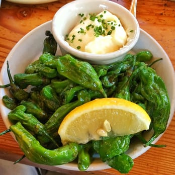 Terra Plata - blistered shishito peppers - New American Near Me - Seattle, Washington Terra Plata - blistered shishito peppers - New American Near Me - Seattle, Washington