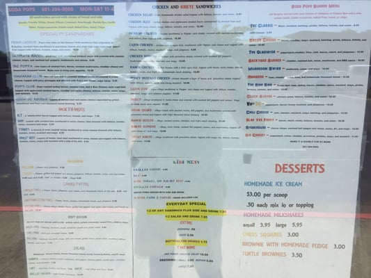 Menu photo 1 Soda Pops Natchez, MS