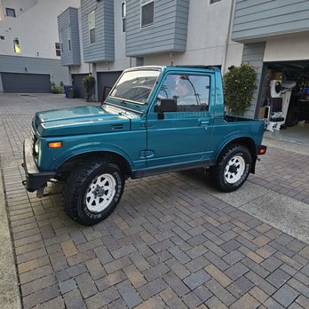 Oceanside Paint and Body - The Samurai was originally black. I picked a metallic teal color. It's gorgeous! - Body Shops Near Me - Oceanside, California Oceanside Paint and Body - The Samurai was originally black. I picked a metallic teal color. It's gorgeous! - Body Shops Near Me - Oceanside, California