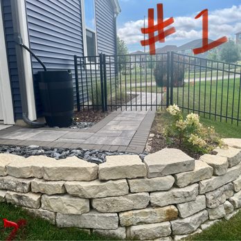 The NL Group - Side path and retaining wall - Landscaping Near Me - Lake Barrington, Illinois The NL Group - Side path and retaining wall - Landscaping Near Me - Lake Barrington, Illinois