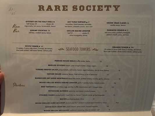 Menu photo 4 Rare Society Mill Creek, WA Menu photo 4 Rare Society Mill Creek, WA