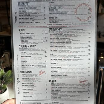 Tout Suite - Food menu - Cafes Near Me - Houston, Texas