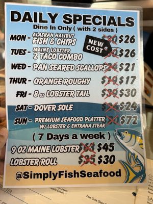 Menu photo 1 Simply Fish Seafood Costa Mesa, CA