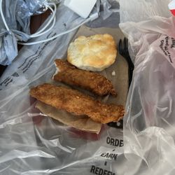 KFC - 2 of the original recipe tenders I received