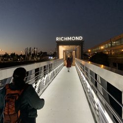 San Francisco Bay Ferry - Richmond - Gangway at dusk.