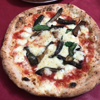 Di Matteo - Margherita with Eggplant - Italian Near Me - Naples, NA Di Matteo - Margherita with Eggplant - Italian Near Me - Naples, NA