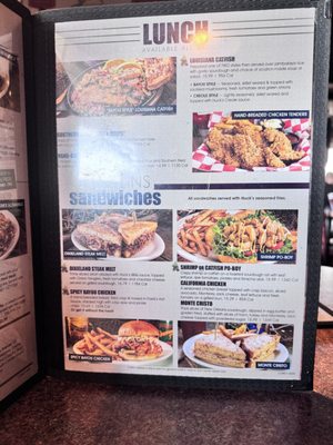 Menu photo 1 Huckleberry's Modesto, CA