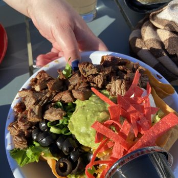 Wooly's - Taco salad with steak - Seafood Near Me - Pismo Beach, California Wooly's - Taco salad with steak - Seafood Near Me - Pismo Beach, California
