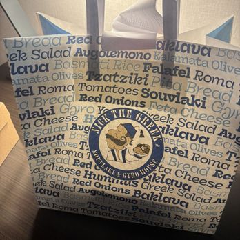 Nick The Greek - Delivered in lovely bag - Greek Near Me - Greenbrae, California Nick The Greek - Delivered in lovely bag - Greek Near Me - Greenbrae, California