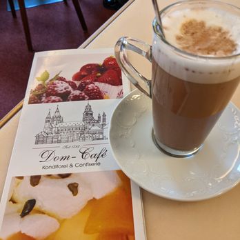 Dom-Cafe - Cappuccino with chocolate - Cafes Near Me - Mainz, RP