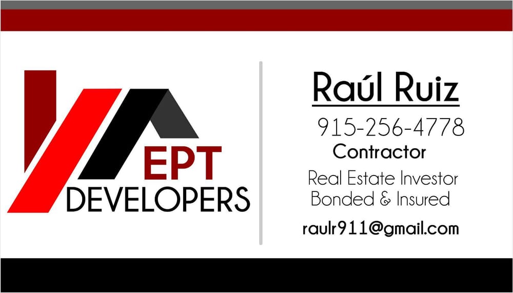 Slide of EPT Developers