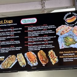 Dogos VIP - Menu board