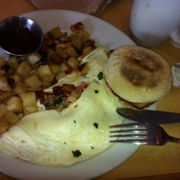 Egg White and Feta Omelette