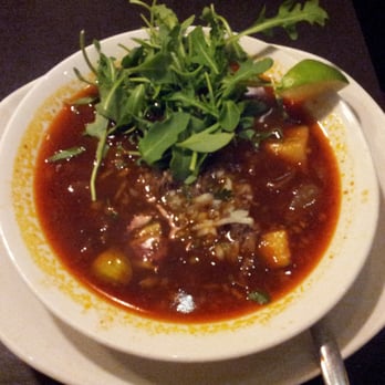 Xoco - one of the caldos: shortrib red chile soup. excellente! - Mexican Near Me - Chicago, Illinois Xoco - one of the caldos: shortrib red chile soup. excellente! - Mexican Near Me - Chicago, Illinois