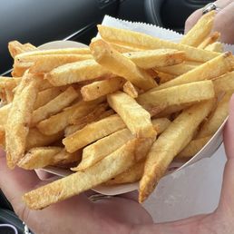 Extra well done fries are the best... Extra well done fries are the best...
