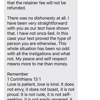 Glamified Beauty Co - Again? Using biblical references not knowing my religious beliefs is very uncalled for and unprofessional - Makeup Artists Near Me Glamified Beauty Co - Again? Using biblical references not knowing my religious beliefs is very uncalled for and unprofessional - Makeup Artists Near Me