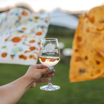 Hudson Wildflower Co - rosé wine from Weed Family Orchards - Florists Near Me - Milton, New York Hudson Wildflower Co - rosé wine from Weed Family Orchards - Florists Near Me - Milton, New York