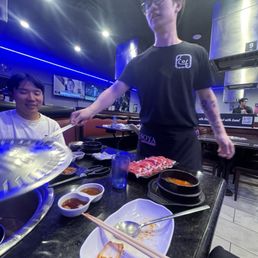 Grill change! Grill change!
