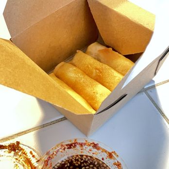 Bulgogi - Spring Rolls, 4 pieces, $4, with tangy sauce - Korean Near Me - Austin, Texas