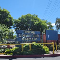 Carmichael Elementary School - Roadside Sign