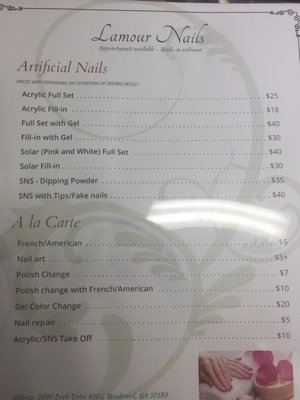 Lamour Nails 2990 Eagle Dr Woodstock Ga Manicurists Mapquest