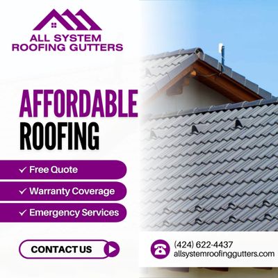All System Roofing & Gutters Logo