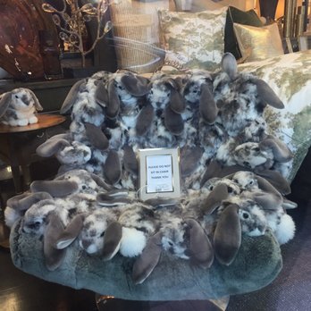 El Paseo Shopping District - $10K bunny chair?!  This to me is NOT art, is NOT tasteful and is  NOT appropriate.  What it is, a conversation piece unfortunately. - Shopping Centers Near Me - Palm Desert, California