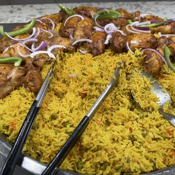Dimassi's Mediterranean Buffet - Chicken and Biryani Rice - Mediterranean Near Me - Anaheim, California