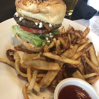 Local Goat - goat cheese burger with bacon jam! - New American Near Me - Pigeon Forge, Tennessee Local Goat - goat cheese burger with bacon jam! - New American Near Me - Pigeon Forge, Tennessee