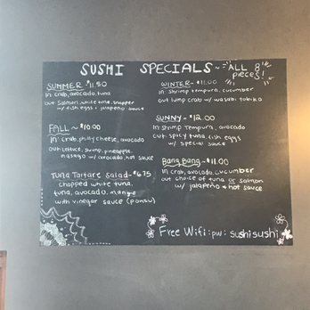 Sushi Jako - The awesome winter specials - Sushi Bars Near Me - Harrisonburg, Virginia Sushi Jako - The awesome winter specials - Sushi Bars Near Me - Harrisonburg, Virginia