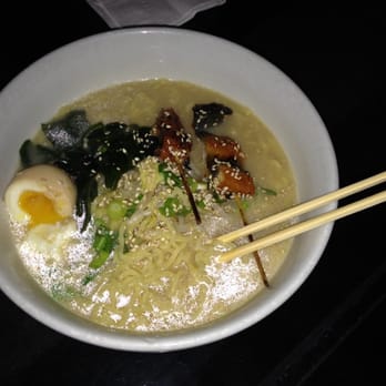Underbelly - Tonkatsu ramen with added broiled unagi - Bars Near Me - San Diego, California