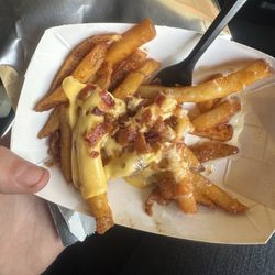 Bumpers Drive-In - Jumping jack Fryes American and Swiss cheese, bacon