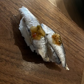 Uchibā Austin - Boquerones nigiri - Cocktail Bars Near Me - Austin, Texas