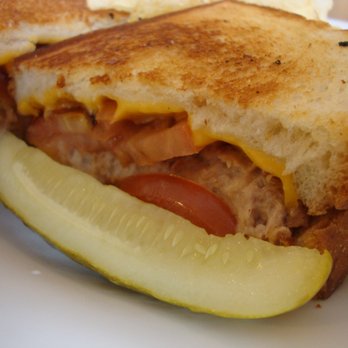 Lindas' Cafe - Tuna Cheese Melt, close-up. - Breakfast & Brunch Near Me - Rogers, Minnesota