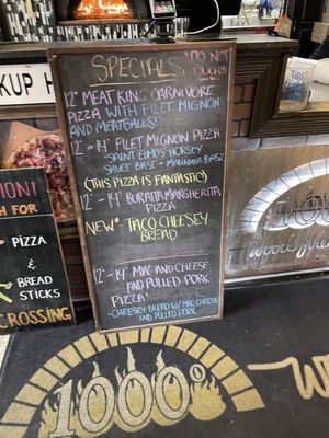 Menu photo 3 1000° Wood Fired Pizza Mt. Summit, IN