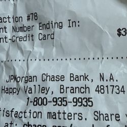 Chase Bank - It's good or Bad picture or ??