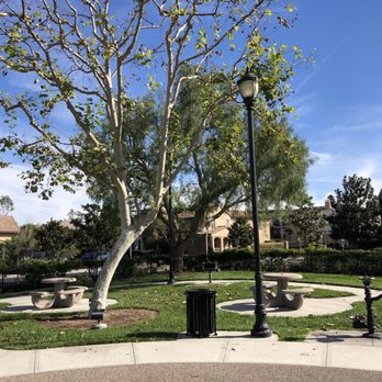 Columbus Square - Water fountain, benches and grill - Playgrounds Near Me - Tustin, California Columbus Square - Water fountain, benches and grill - Playgrounds Near Me - Tustin, California