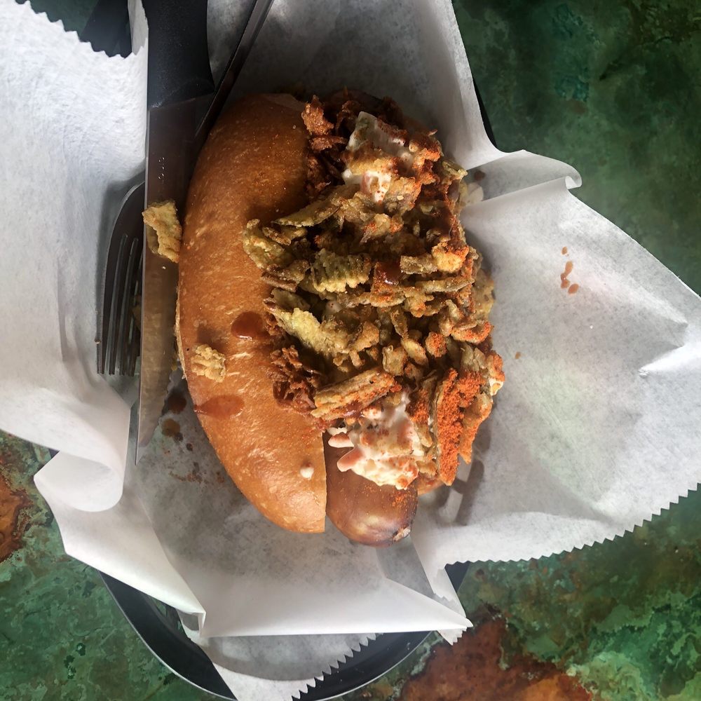 The Groovy Dawg - Great balls of fire hot dog special - Hot Dogs Near Me - Taylors, South Carolina The Groovy Dawg - Great balls of fire hot dog special - Hot Dogs Near Me - Taylors, South Carolina