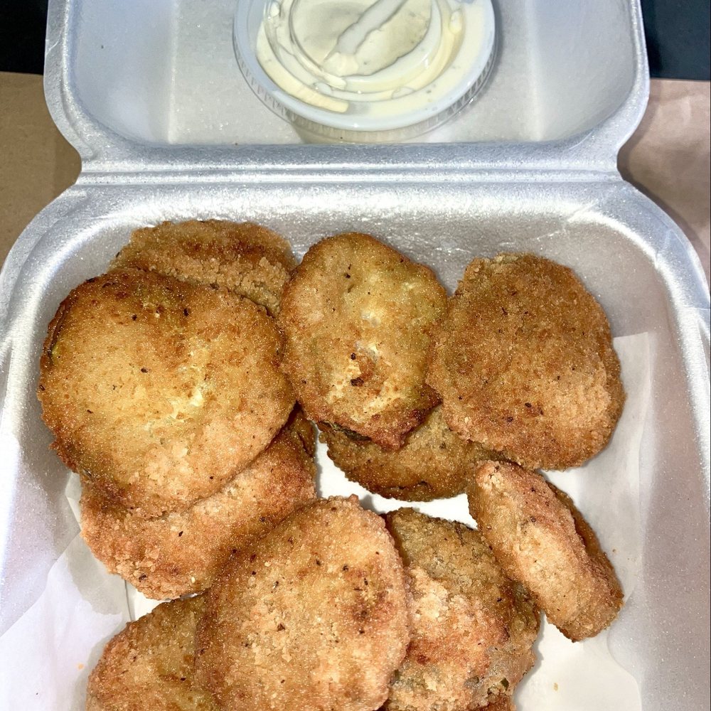 Tex's Star Grill - Spicy Fried Pickles - Burgers Near Me - Watauga, Texas