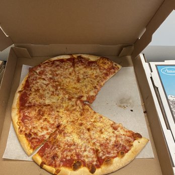 Linwood Pizza - a half eaten pizza in a box - Pizza Near Me - Fort Lee, New Jersey Linwood Pizza - a half eaten pizza in a box - Pizza Near Me - Fort Lee, New Jersey