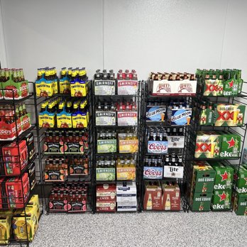 Bourg Supermarket - Plethora of adult beverages in the walk-in cooler - Grocery Near Me - Bourg, Louisiana