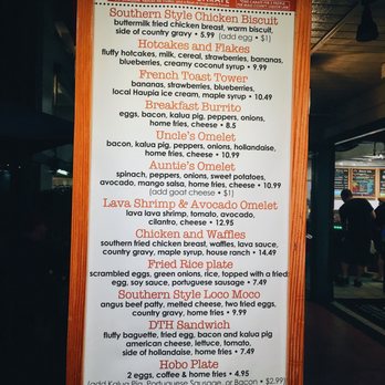 Down the Hatch Maui - Big breakfast menu - Seafood Near Me - Lahaina, Hawaii