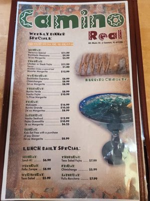 Menu photo 6 Camino Real Canton, IL Menu photo 6 Camino Real Canton, IL