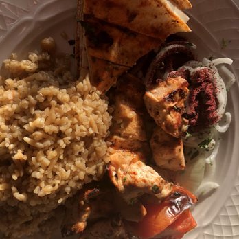 Carousel Restaurant - Chicken kabob with bulgur - Middle Eastern Near Me - Glendale, California